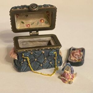 Vintage Boyds Bears and Friends Treasure Box purse, 2000, Estate